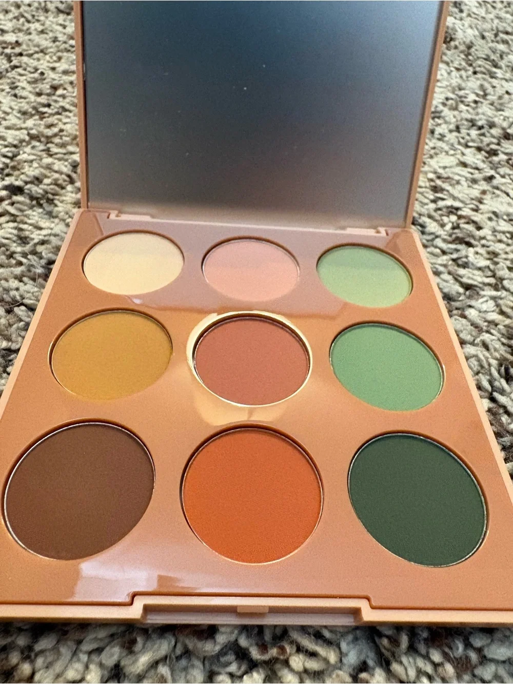 NIB Morphe Matte Essentials 9B Palette - Peach Coral Packaging